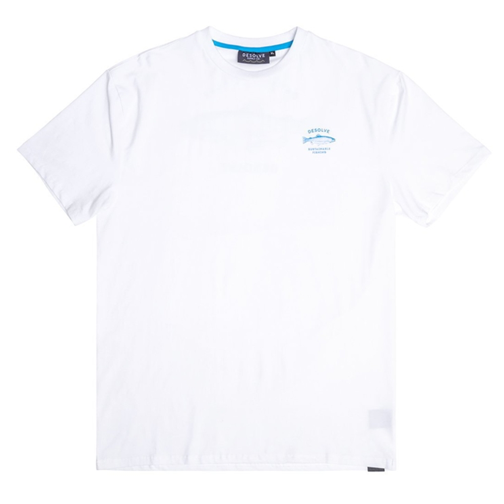 Desolve Bow UPF50 Mens T-Shirt White M