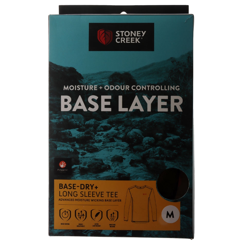 Stoney Creek Base Dry Mens Long Sleeve Shirt Bayleaf L - Returned, Wrong size