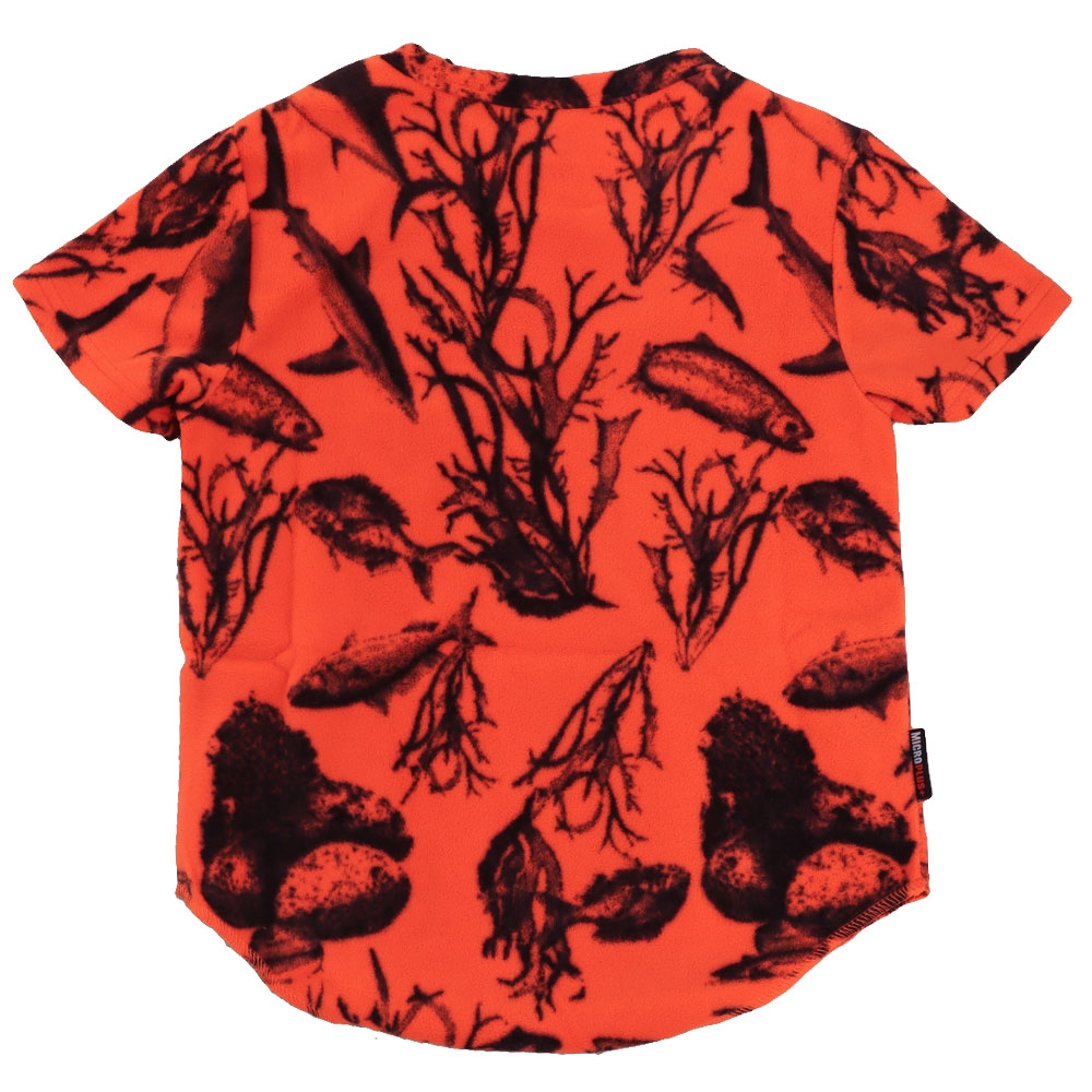 Stoney Creek Bushlite Fish Camo Kids T-Shirt Blaze Orange 14