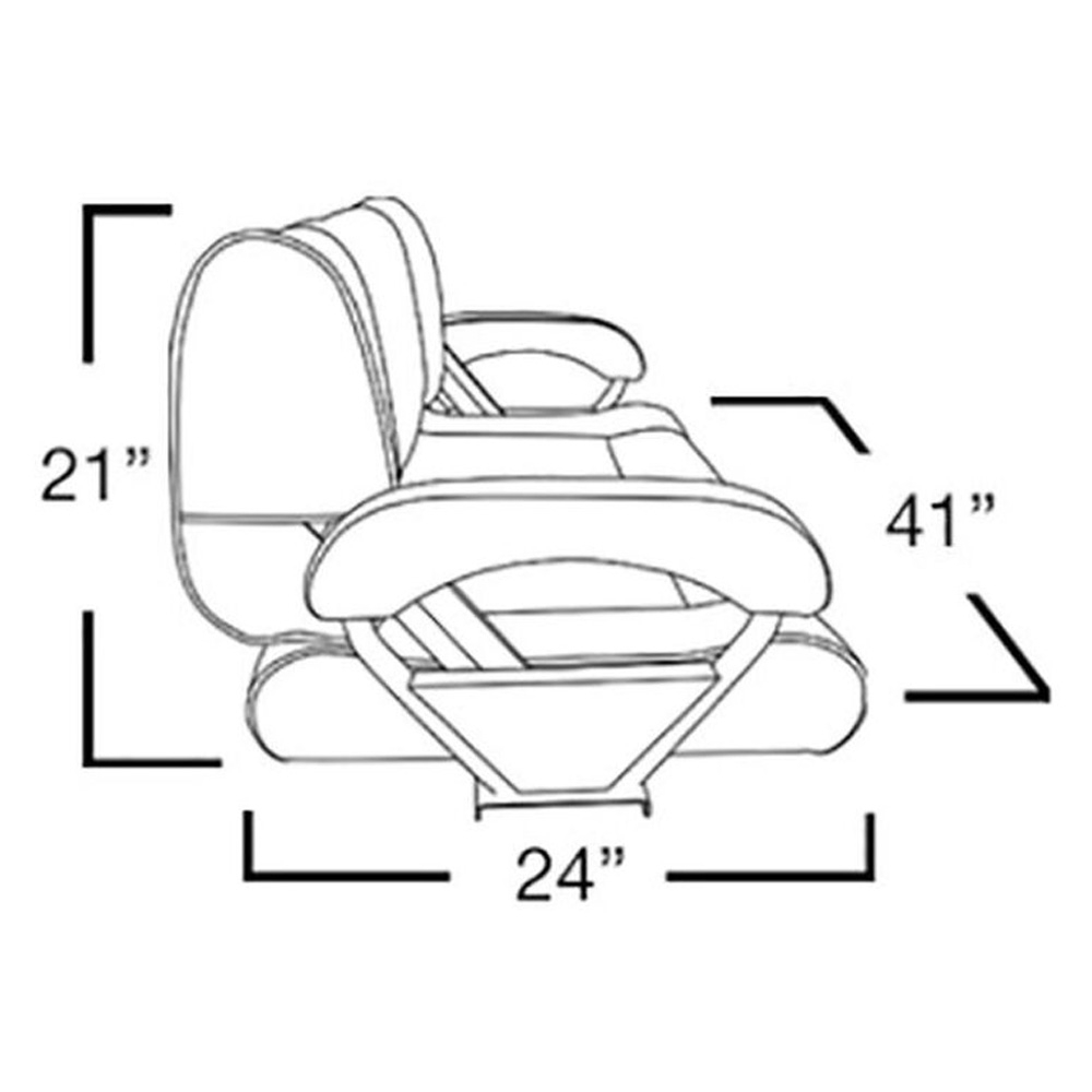Springfield Double Bucket Boat Seat White