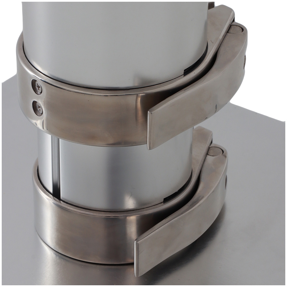 Springfield 3 Stage Table Pedestal with Stainless Steel Collar