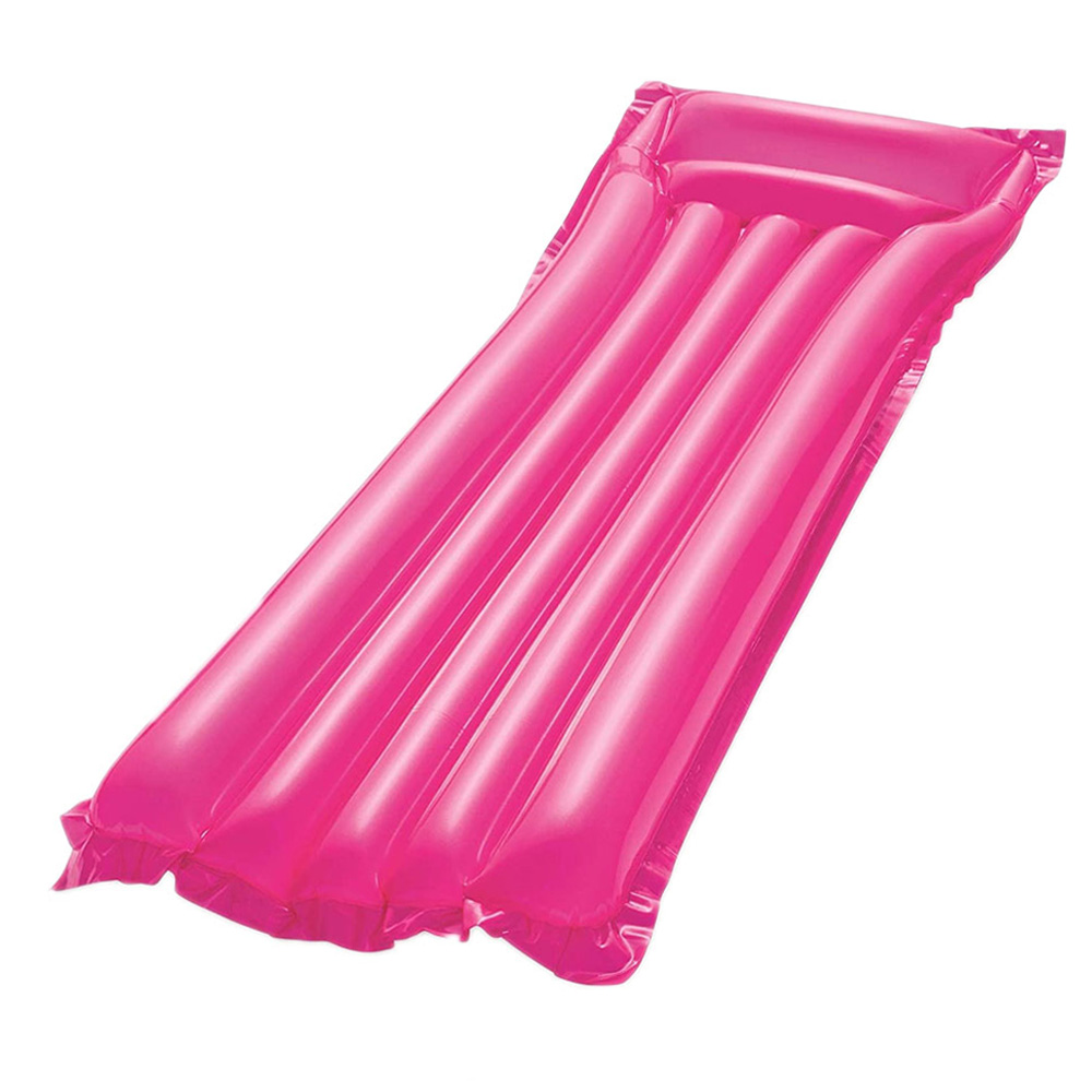 Bestway Shimmering Inflatable Lilo Pool Float 183 x 69cm Pink
