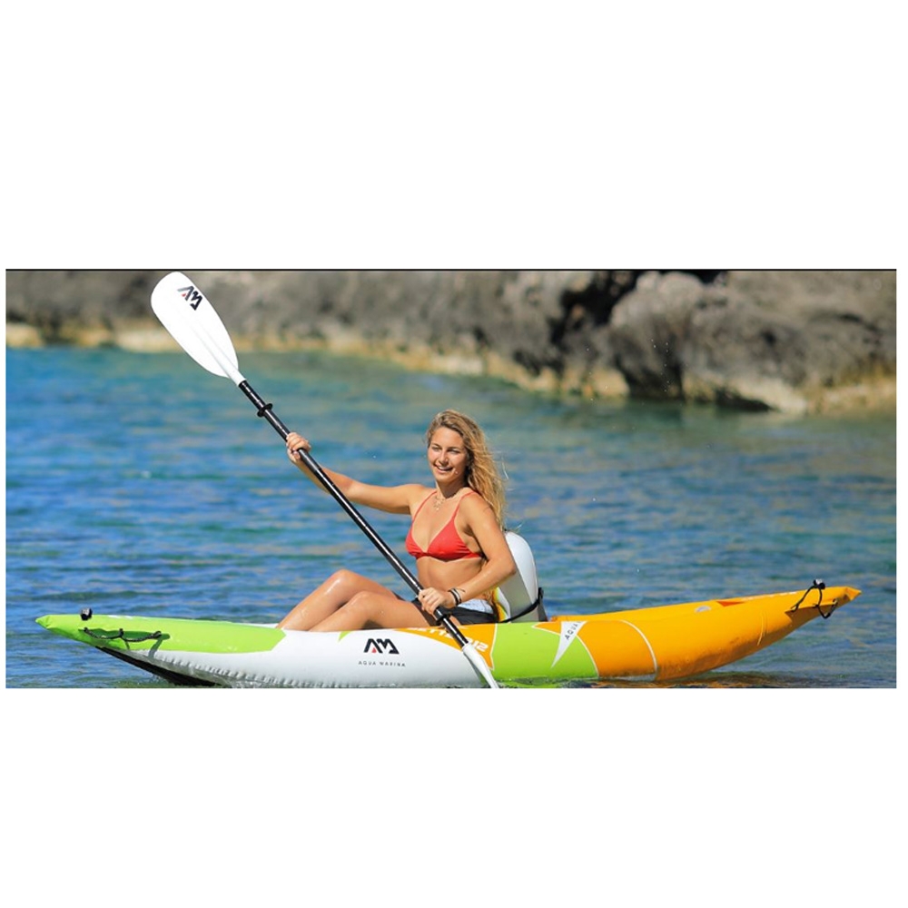 Aqua Marina Betta-312 Leisure Solo Inflatable Kayak with Paddle 10ft 3in