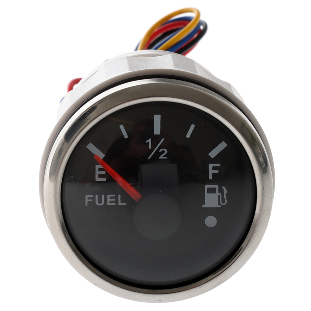 W Pro Series Fuel Level Gauge 52mm 240-330 Ohm Black