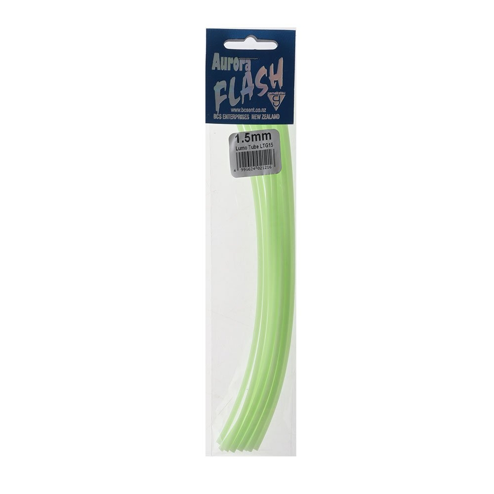 Lumo Tube Green 1.5mm 230mm Qty 10