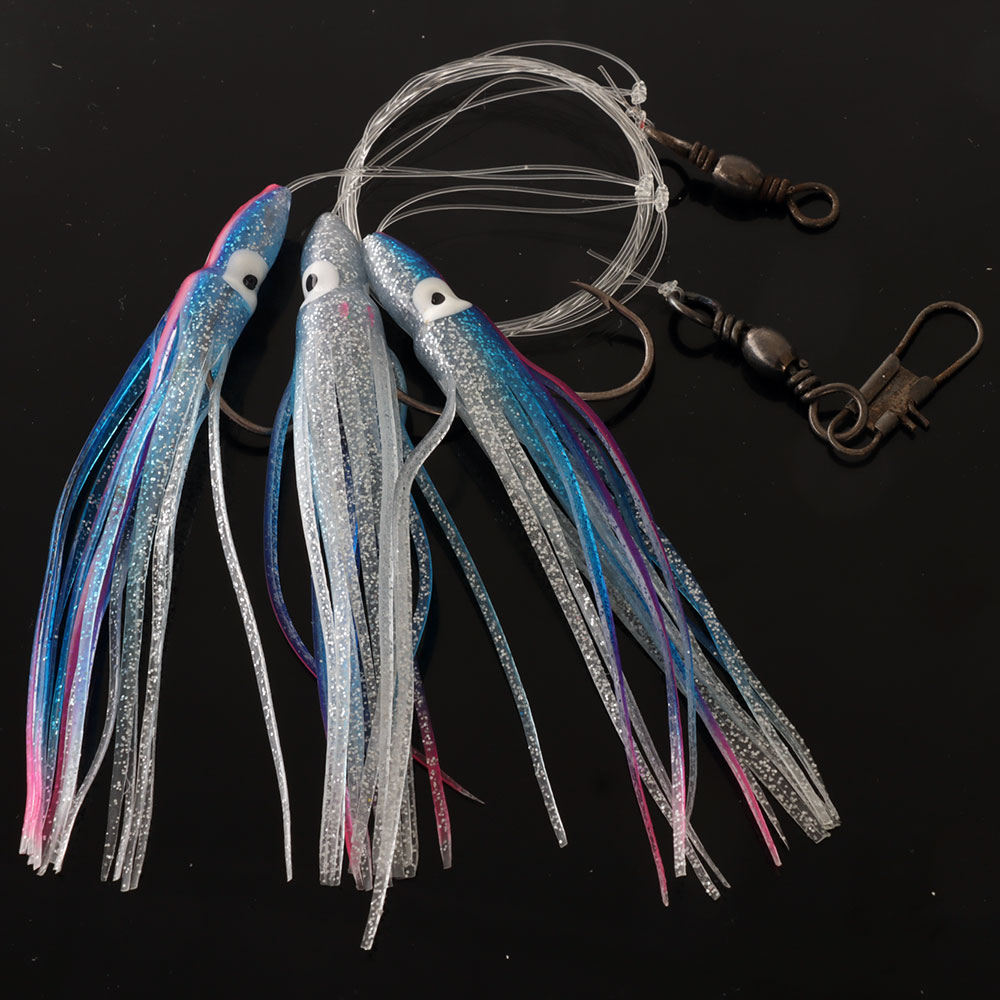Holiday 3-Hook Octopus Skirt Rig 5/0 50lb