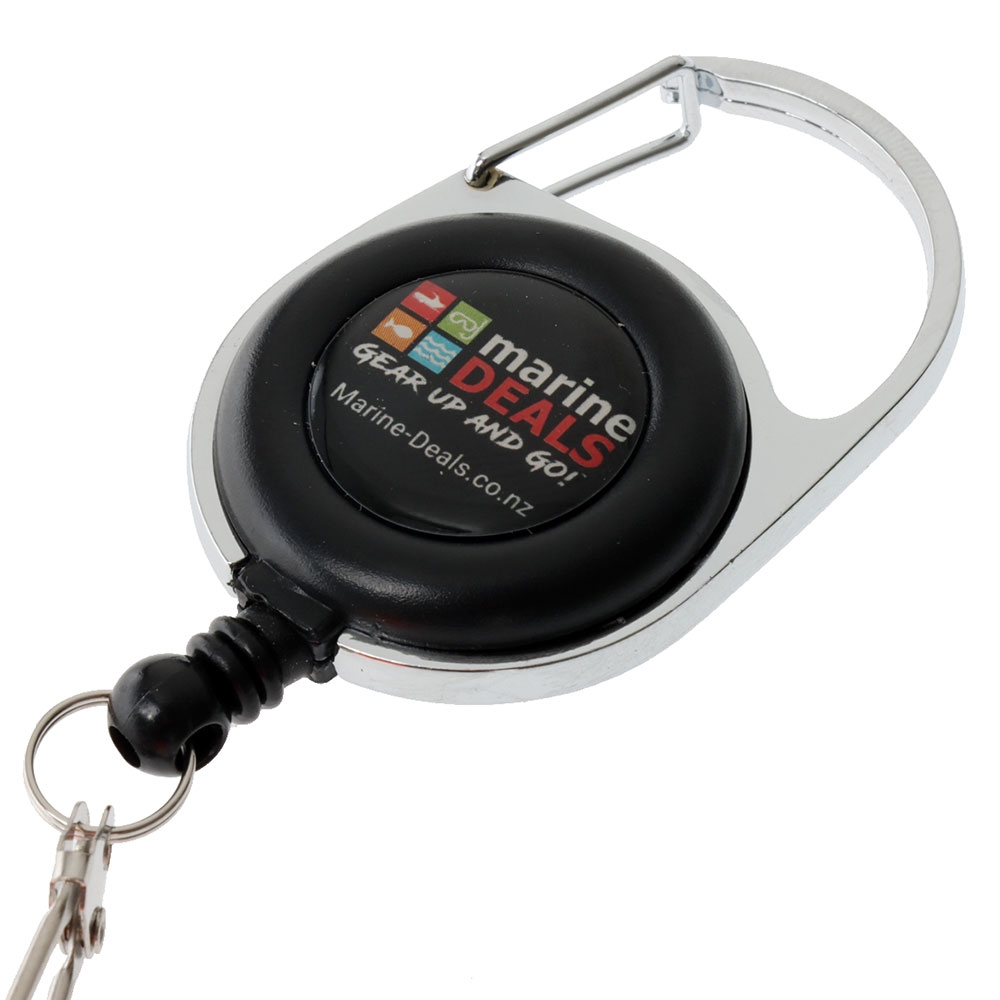 Marine Deals Folding Scissors with Retractable Holder Orange
