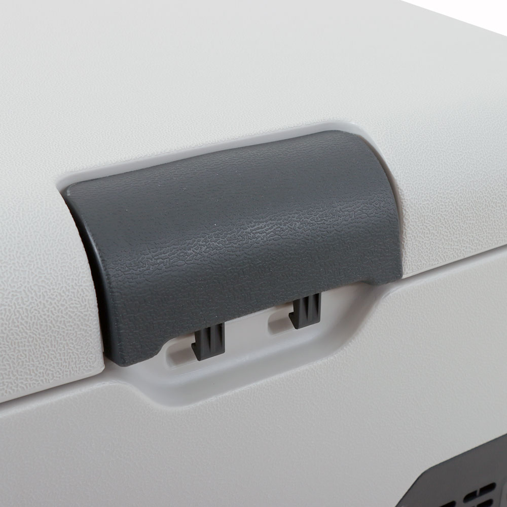 Brass Monkey Portable Fridge/Freezer 18L with Battery Compartment Grey/Dark Grey