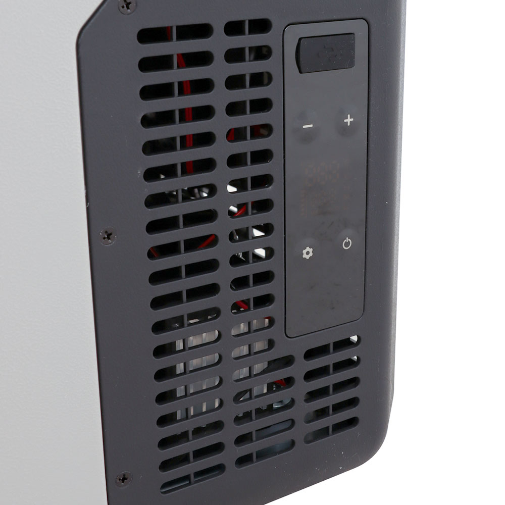 Brass Monkey Portable Fridge/Freezer 18L with Battery Compartment Grey/Dark Grey