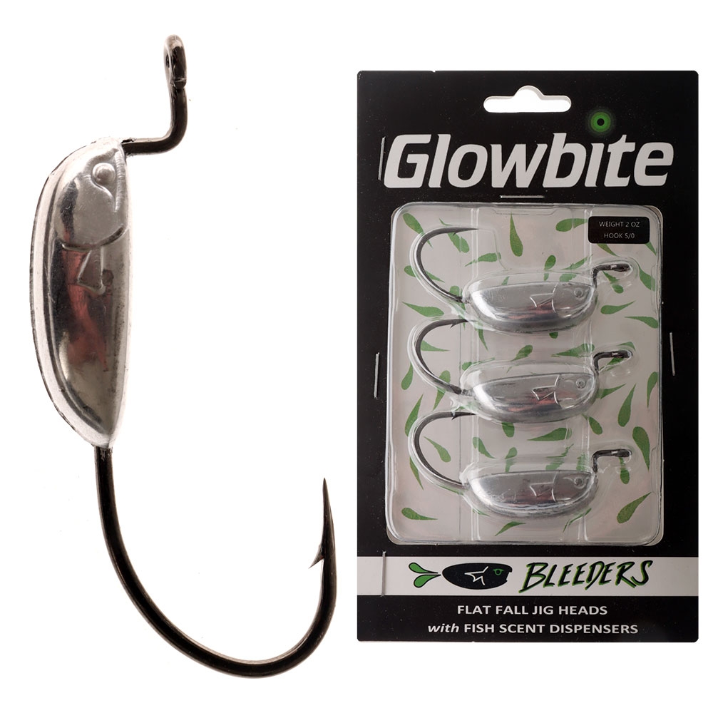 Glowbite Bleeder Jig Head 5/0 21g Qty 4