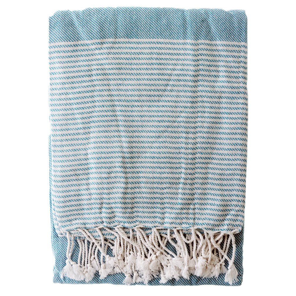 Black Shag Fouta Hammam Towel