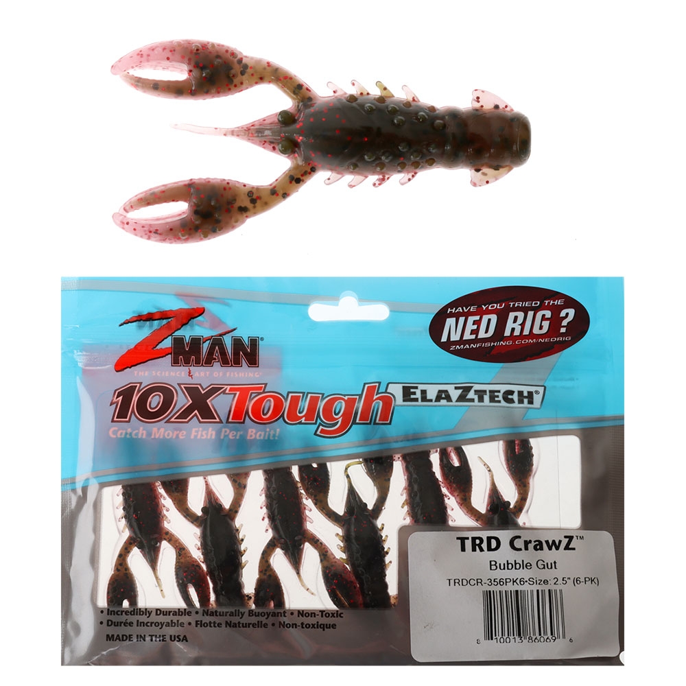 Z-Man TRD CrawZ Soft Bait 63.5mm Bubble Gut