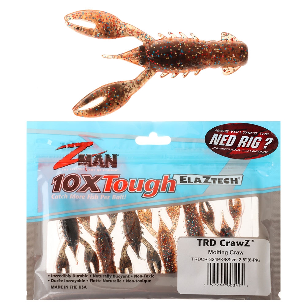 Z-Man TRD CrawZ Soft Bait 63.5mm Molting Craw