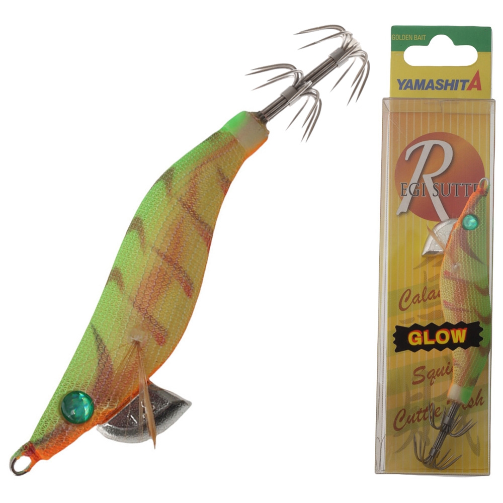 Yamashita EGI Sutte R ND Squid Jig Size 1.8 5g Orange Green