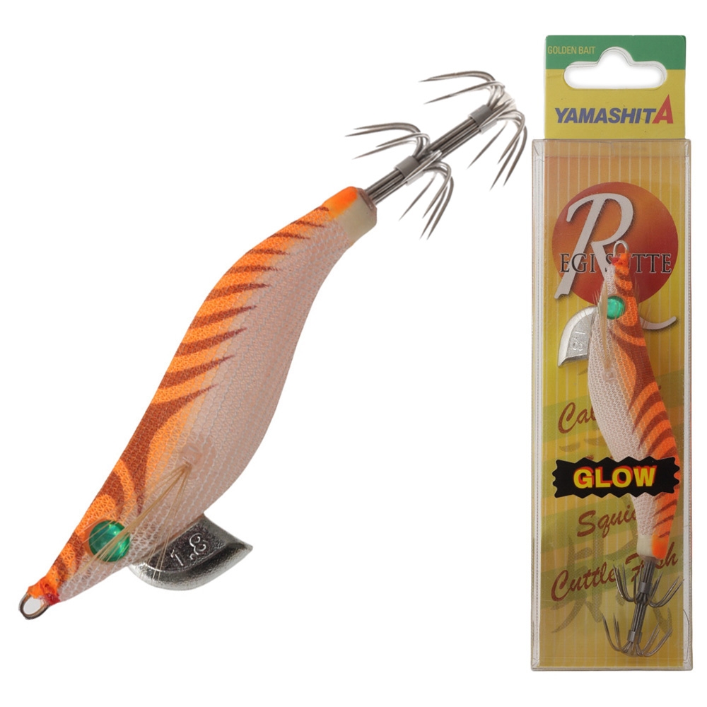 Yamashita EGI Sutte R ND Squid Jig Size 1.8 5g Orange Tiger