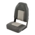 Oceansouth High Back Deluxe Fold Down Boat Seat Charcoal/Grey