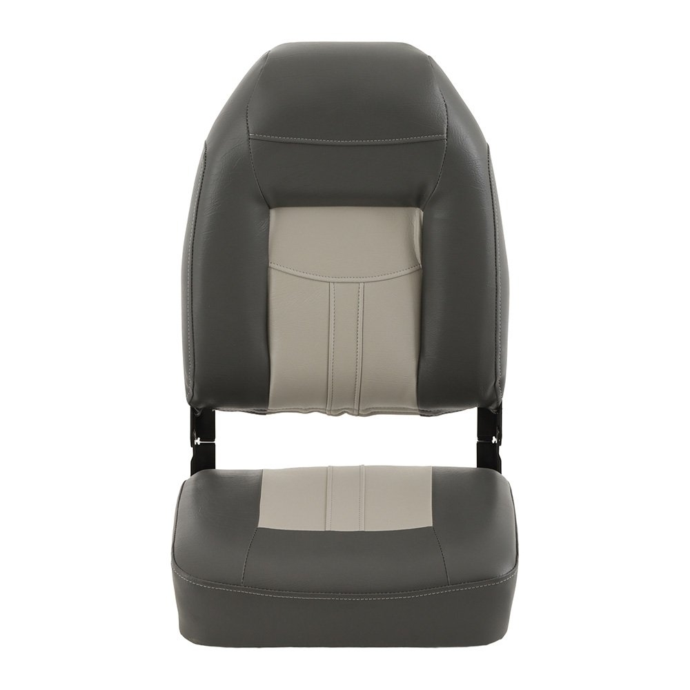 Oceansouth High Back Deluxe Fold Down Boat Seat - Upholstered