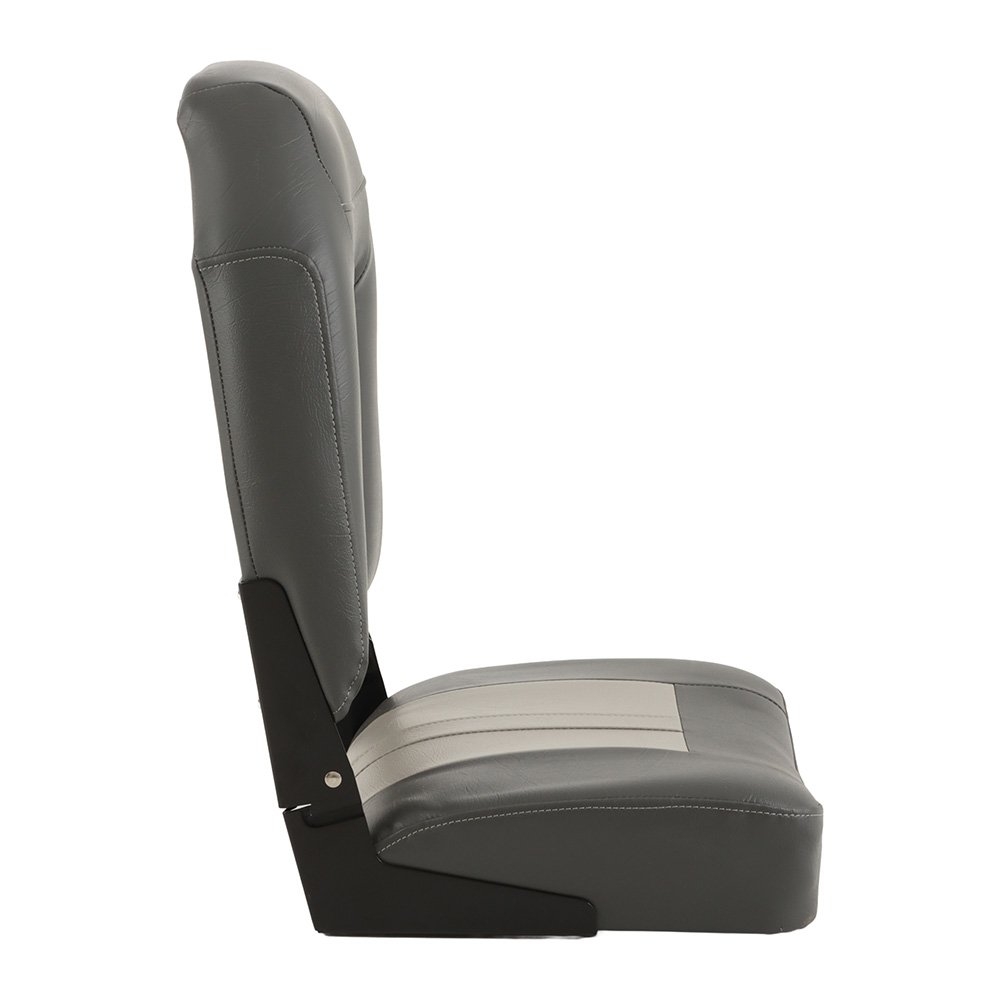 Oceansouth High Back Deluxe Fold Down Boat Seat - Upholstered