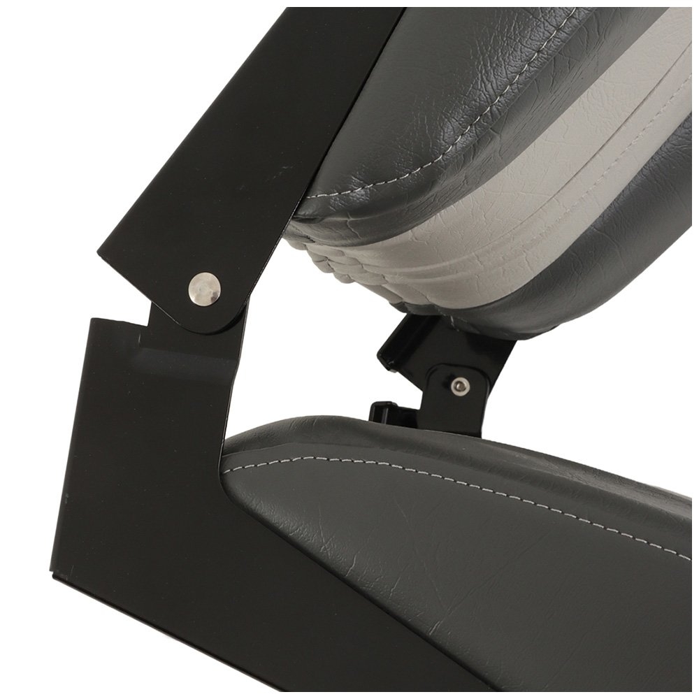 Oceansouth High Back Deluxe Fold Down Boat Seat - Upholstered