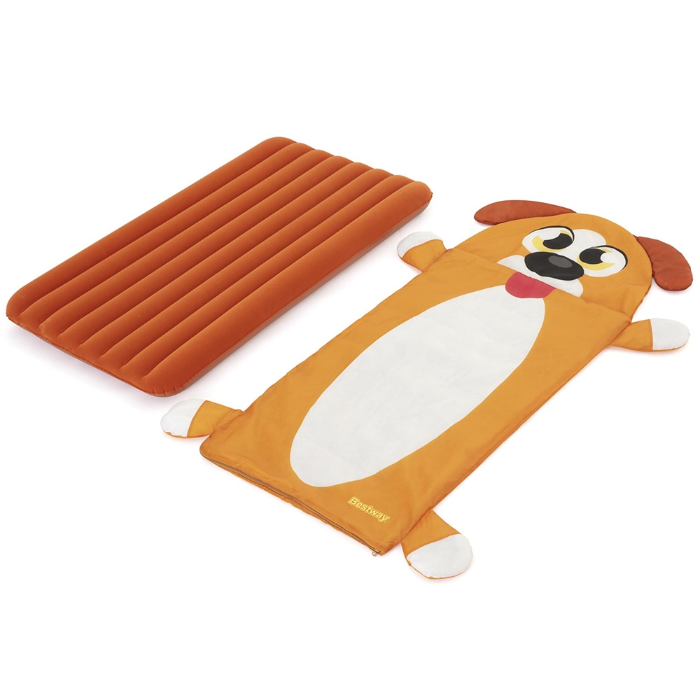 Bestway Kids Sleeping Bag and Mattress Puppy