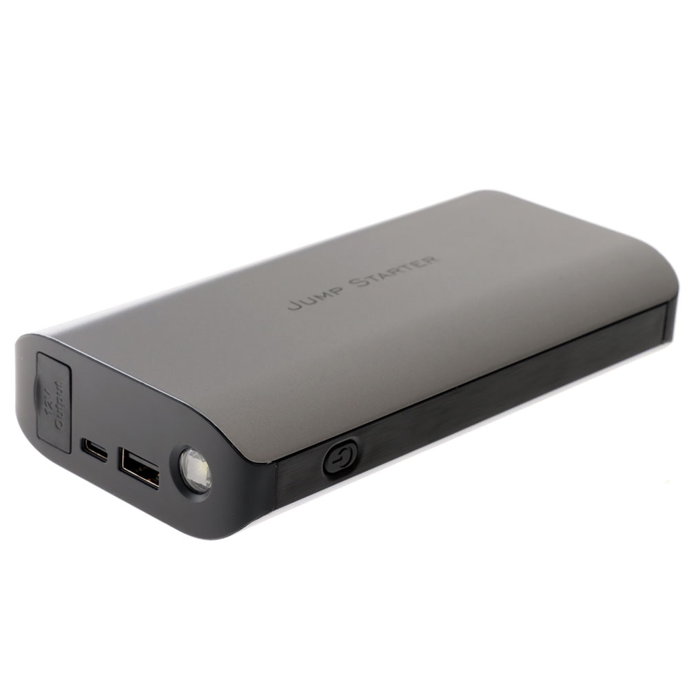 Multifunction Portable Jump Starter 12V 10000mAh Grey