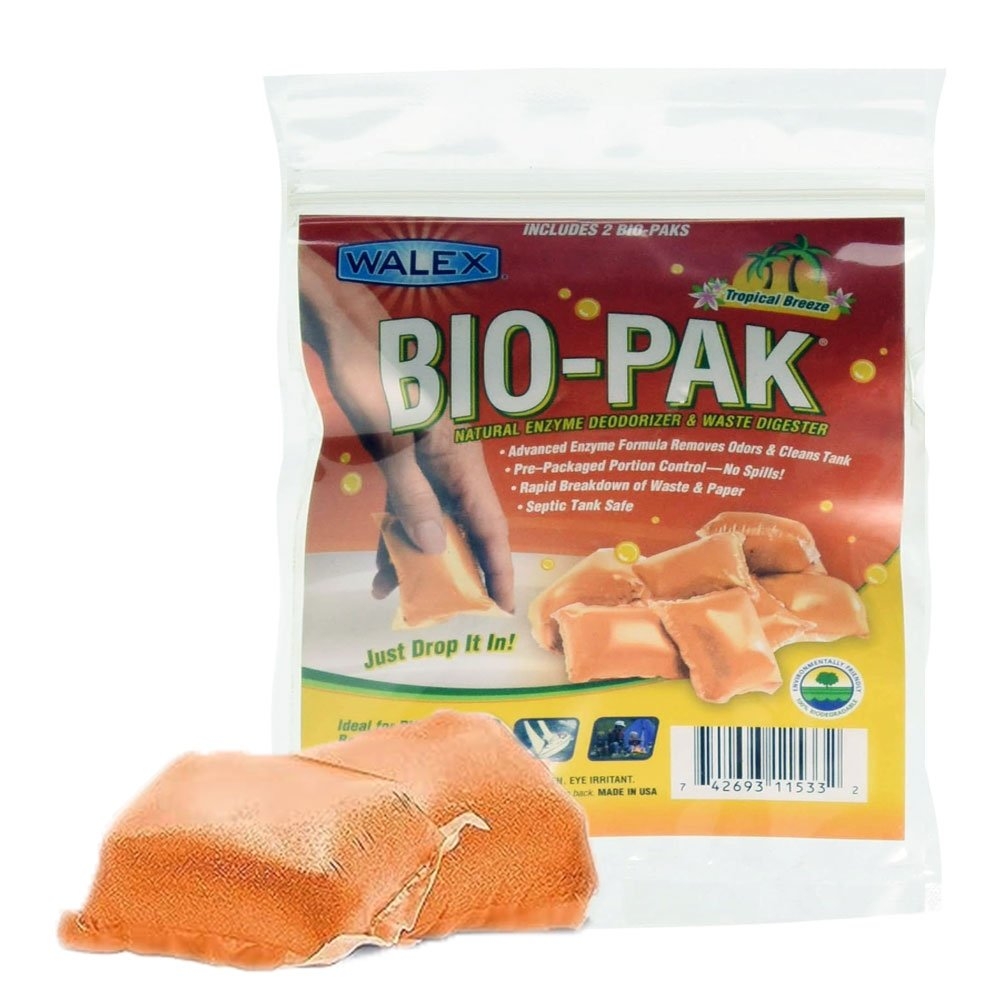 Walex Bio-Pak Natural Enzyme Deodoriser Tropical Breeze 2-Pack