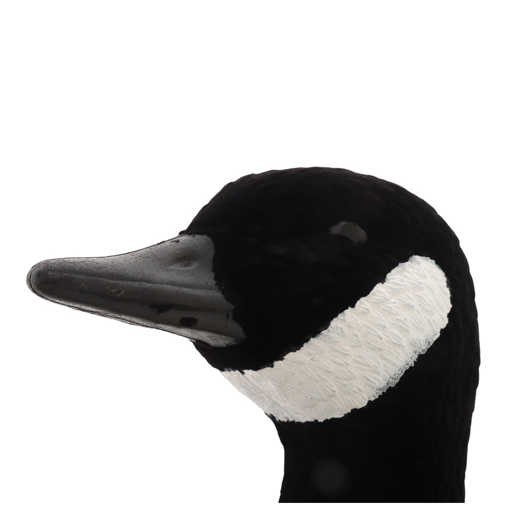 Game On Canada Goose Decoy Flocked Replacement Head Resting