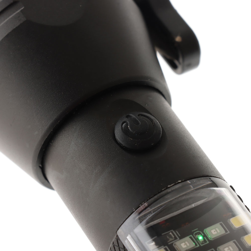 Aluminium Solar Powered Rechargeable LED Torch 350lm