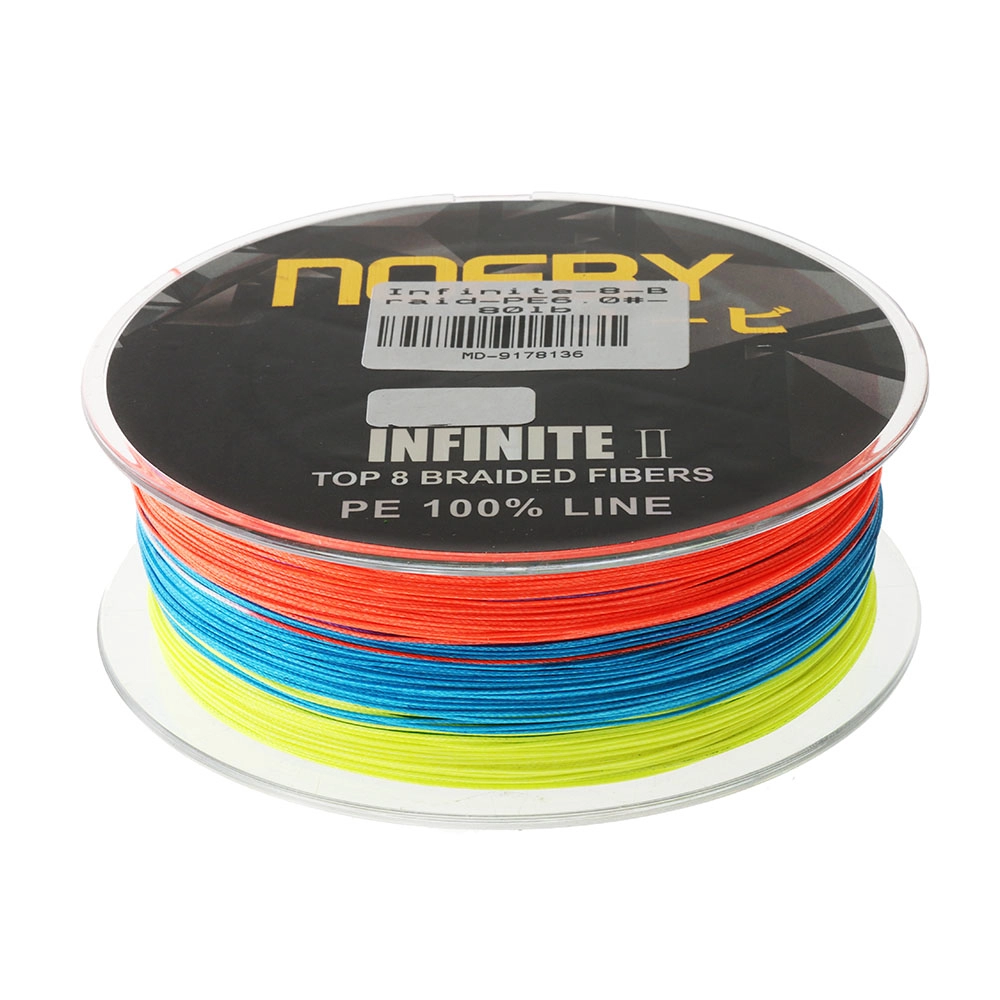NOEBY Infinite II X8 PE Braid Multi-Colour 300m 29lb NOEBY Infinite II X8 PE Braid Multi-Colour 300m 29lb