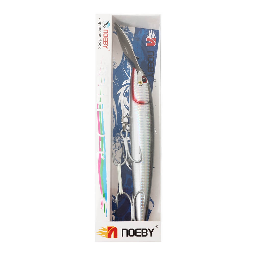 NOEBY NBL Bibbed Diving Minnow Trolling Lure 185mm 60g Silver