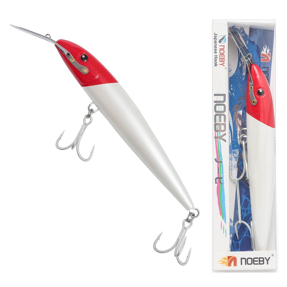 NOEBY NBL Bibbed Diving Minnow Trolling Lure 185mm 60g Redhead