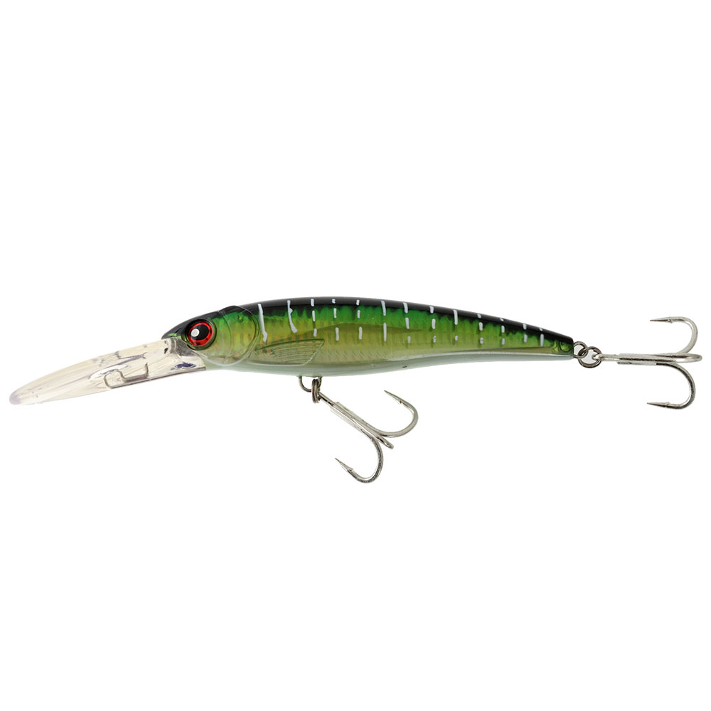 NOEBY NBL Trolling Minnow Lure 160mm Green White Slimy Mackerel