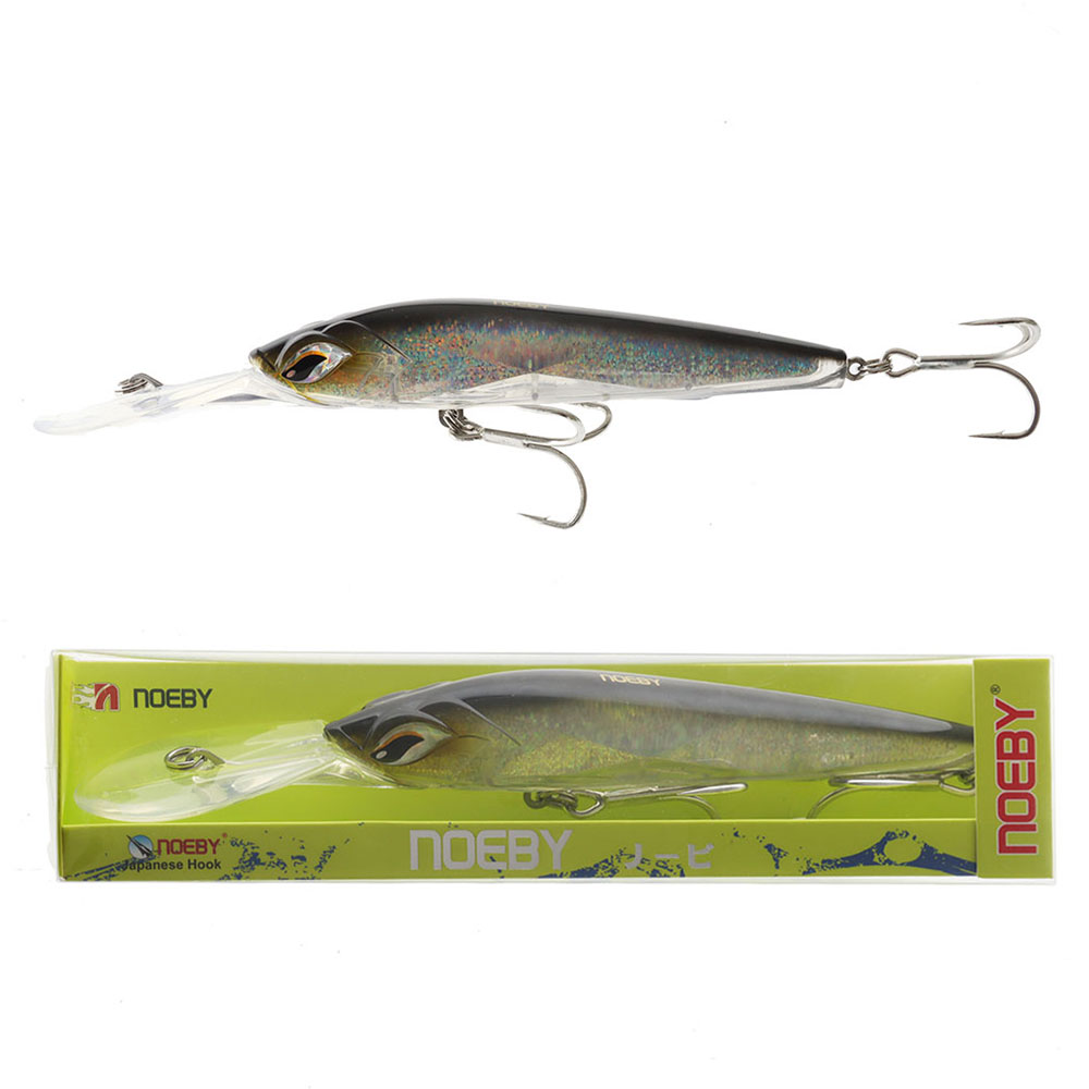 NOEBY NBL Deep Diver Trolling Minnow Lure 180mm Silver