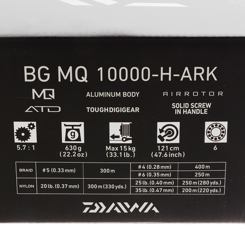 Daiwa BG MQ ARK 10000 Spinning Reel