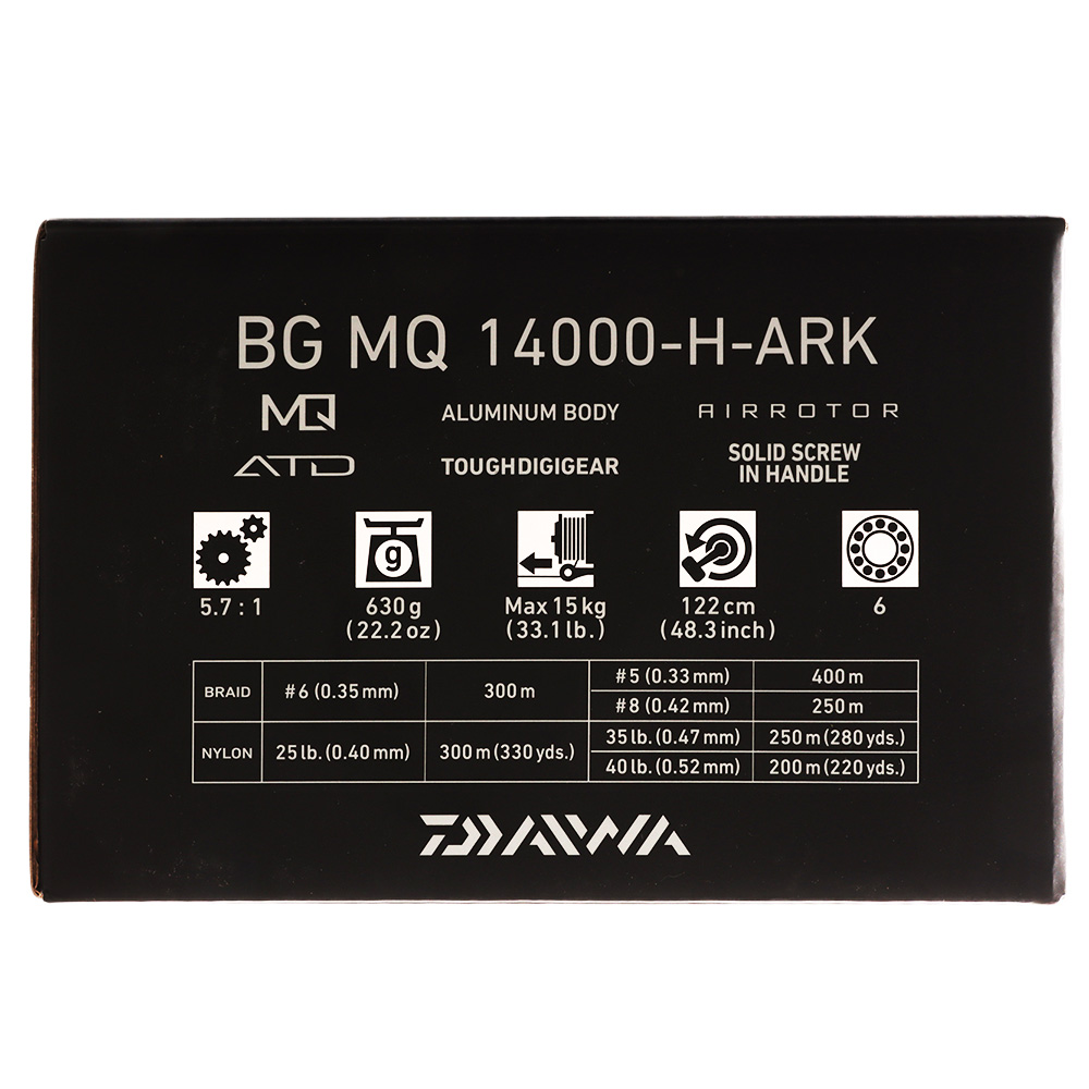 Daiwa BG MQ ARK 14000 Spinning Reel