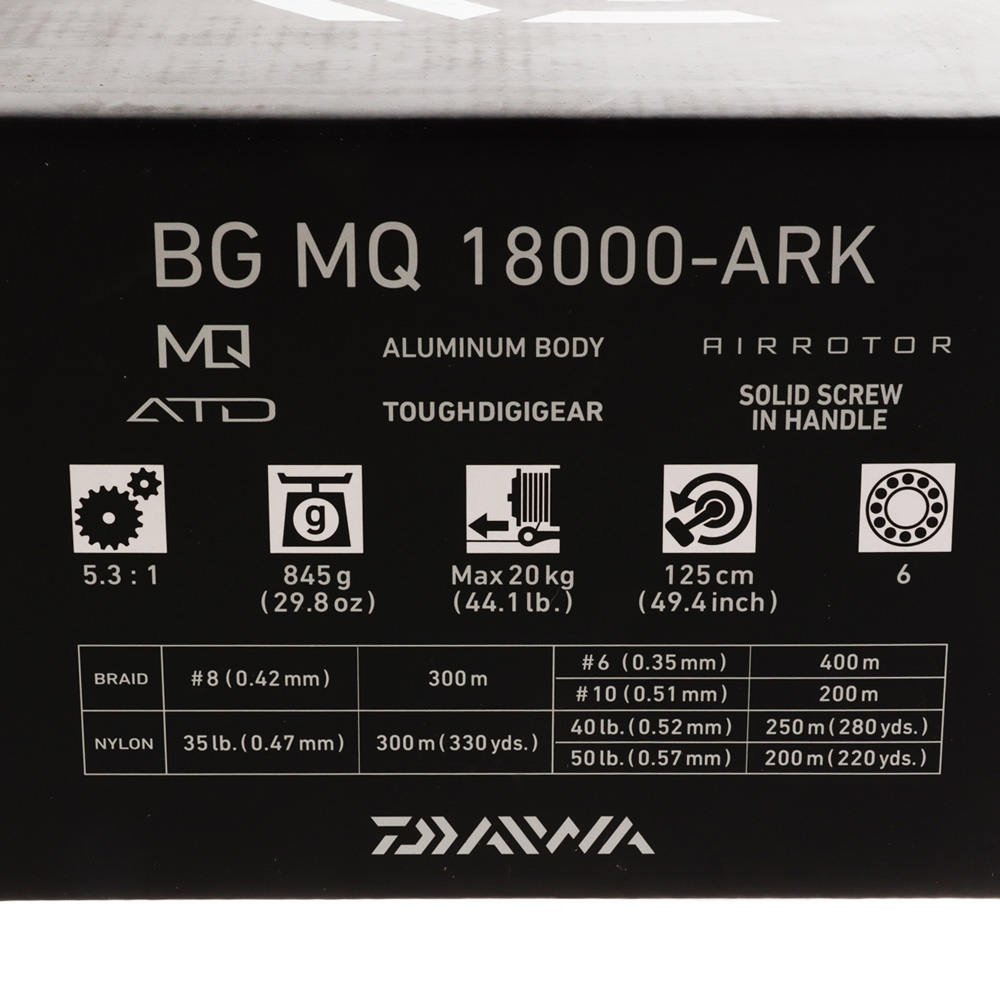 Daiwa BG MQ ARK 18000 Spinning Reel