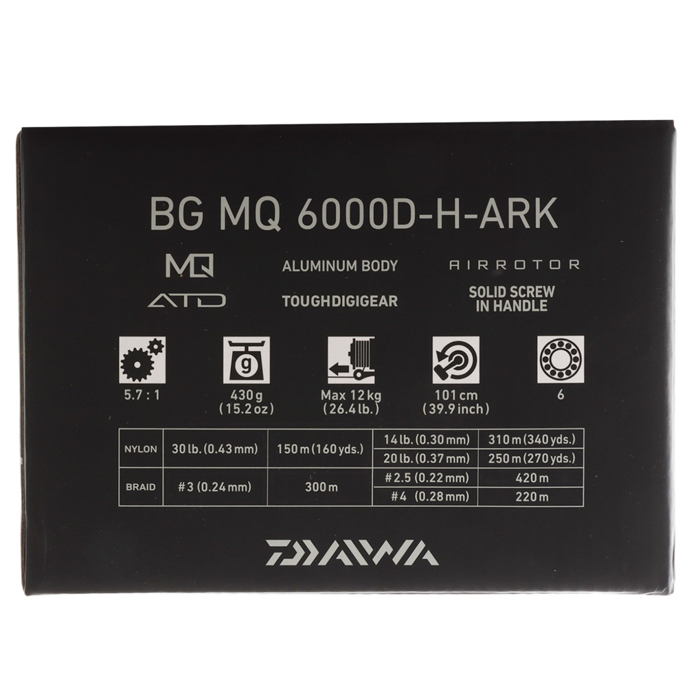 Daiwa BG MQ ARK 6000 Spinning Reel