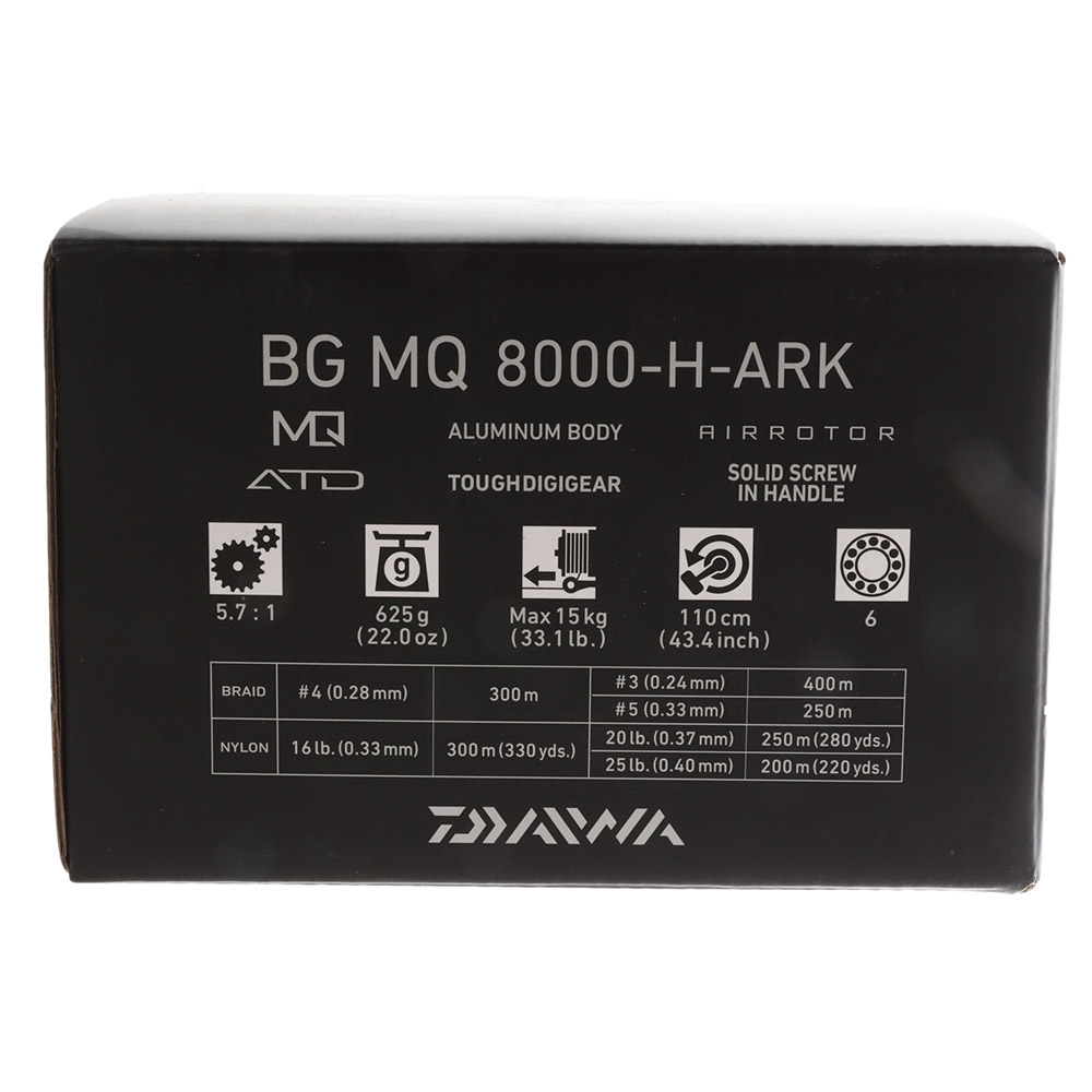 Daiwa BG MQ ARK 8000 Spinning Reel