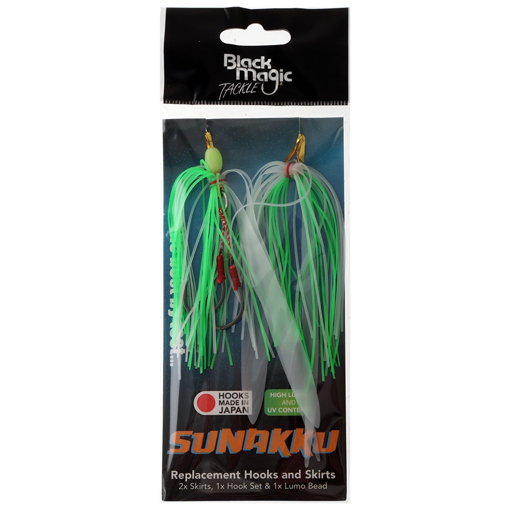 Black Magic Sunakku Replacement Skirt and Hook Set Night Rider