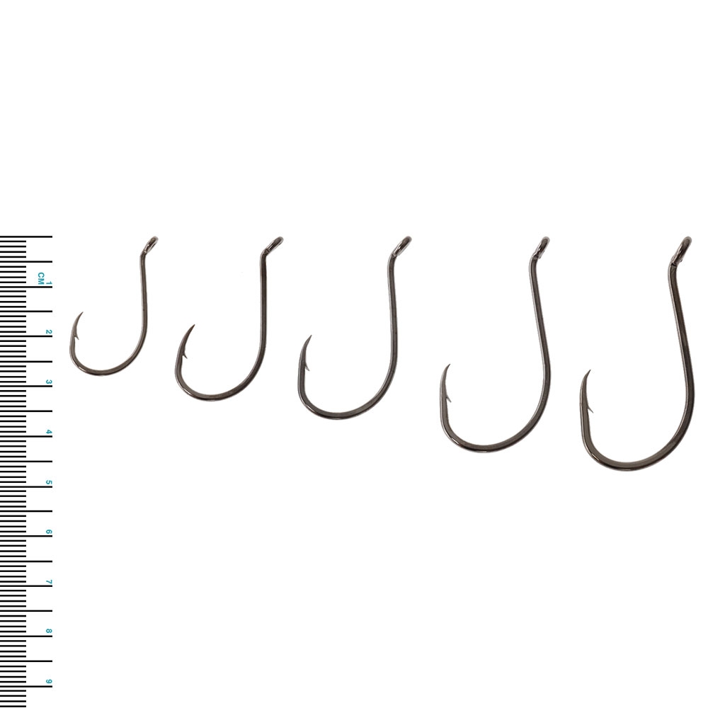 Fishtech 240-Piece Assorted Beak Hook Bulk Pack with Tackle Box