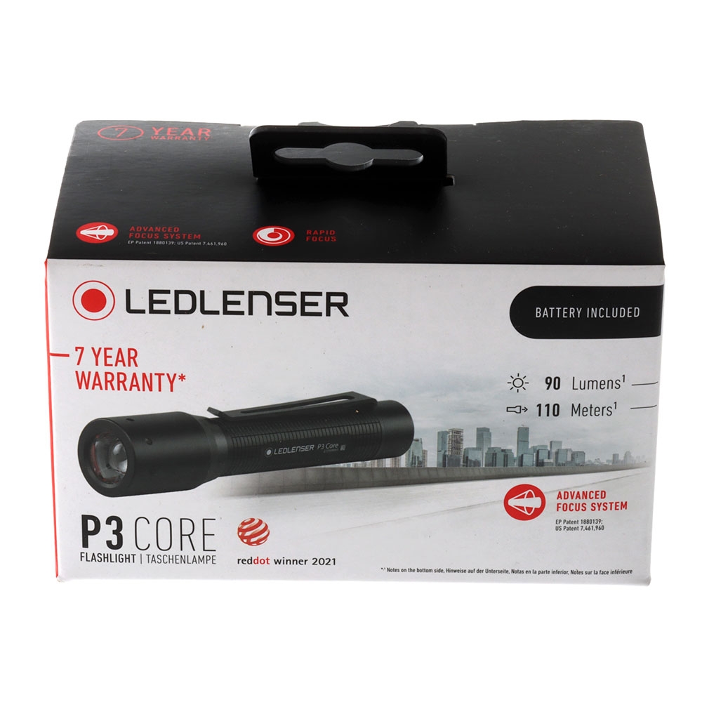 Ledlenser P3 Core Mini Torch 90 Lumens