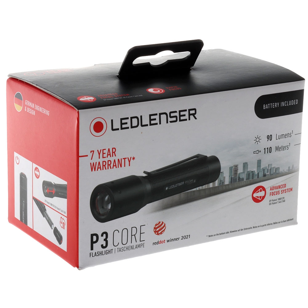 Ledlenser P3 Core Mini Torch 90 Lumens