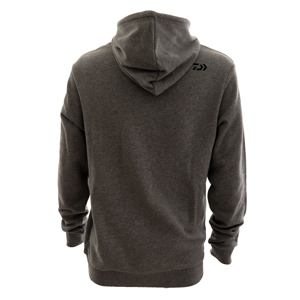 Daiwa D-Vec Mens Hoodie Grey Marle 2XL