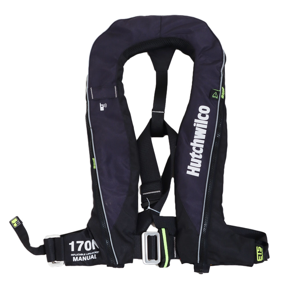 Hutchwilco Super Comfort Deck 170N Manual Inflatable Life Jacket with Deck Harness