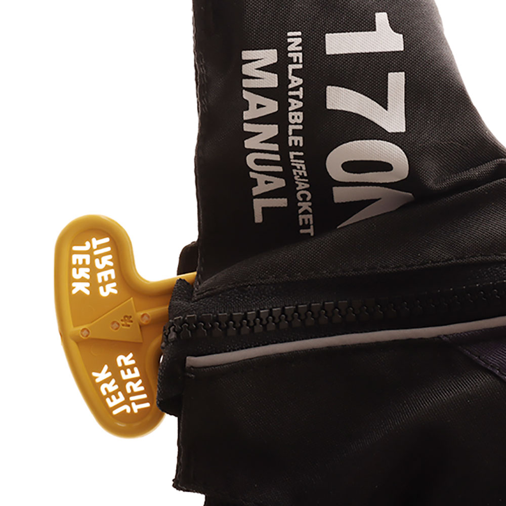 Hutchwilco Super Comfort Deck 170N Manual Inflatable Life Jacket with Deck Harness