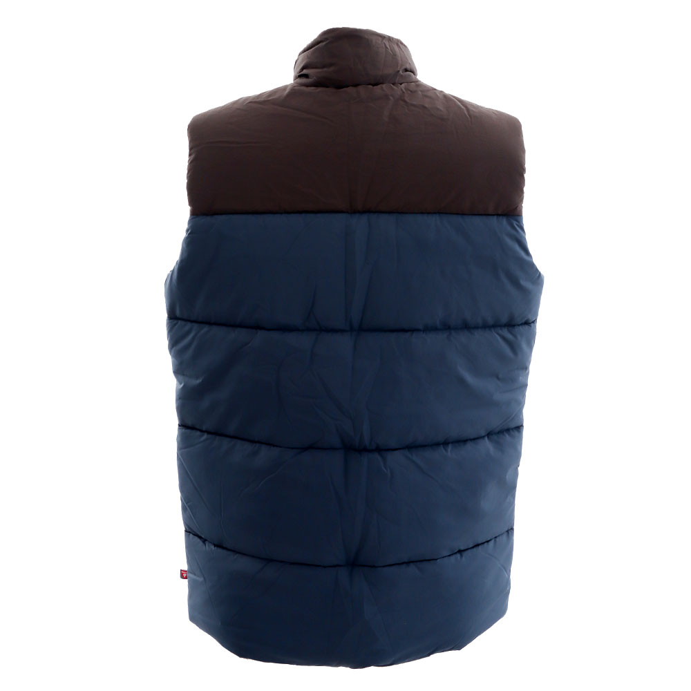 Desolve Rime Mens Puffer Vest Navy S