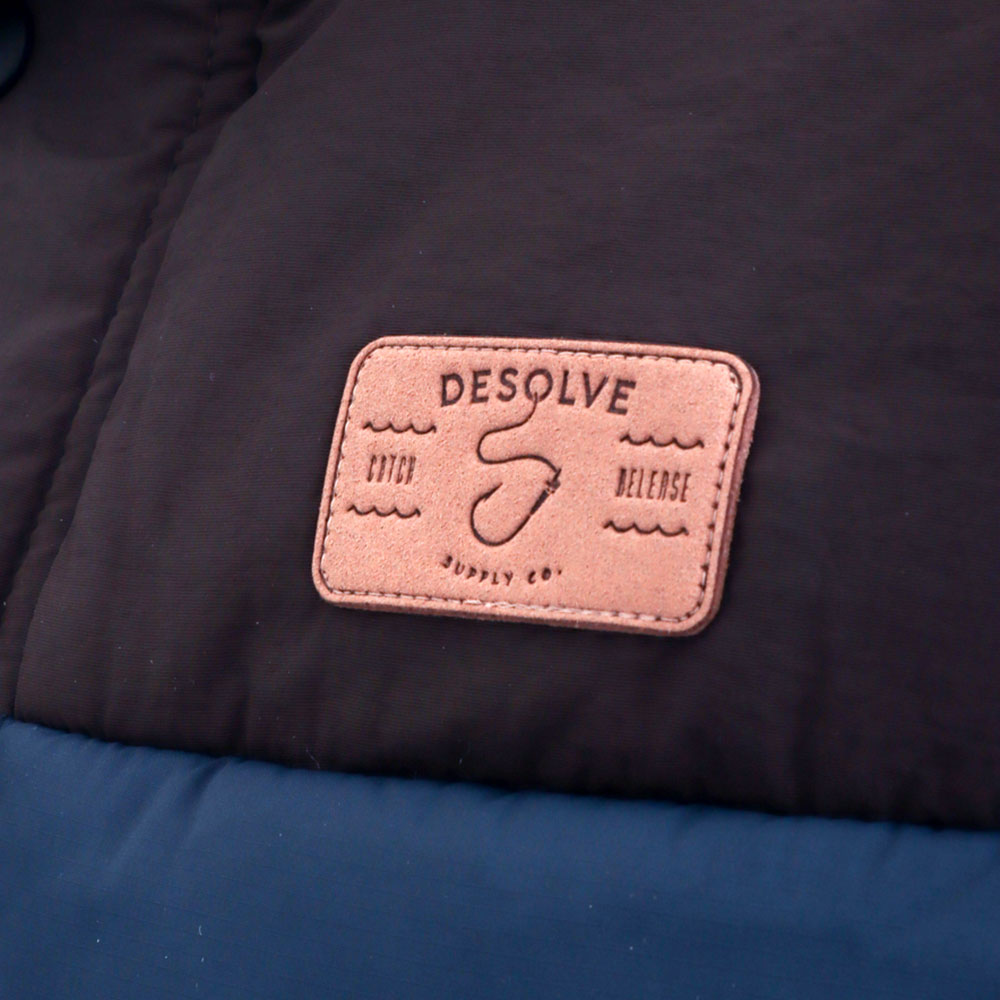 Desolve Rime Mens Puffer Vest Navy S
