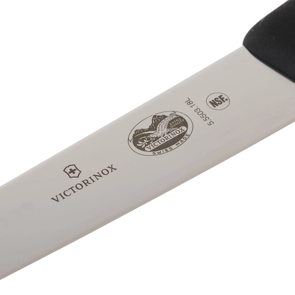 Victorinox Fibrox Boning and Sticking Knife Black Handle 18cm Victorinox Fibrox Boning and Sticking Knife Black Handle 18cm