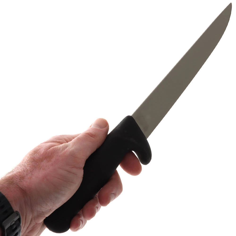 Victorinox Fibrox Boning and Sticking Knife Black Handle 18cm Victorinox Fibrox Boning and Sticking Knife Black Handle 18cm