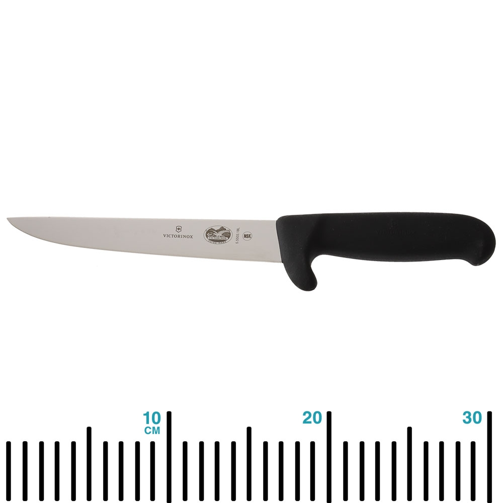 Victorinox Fibrox Boning and Sticking Knife Black Handle 18cm